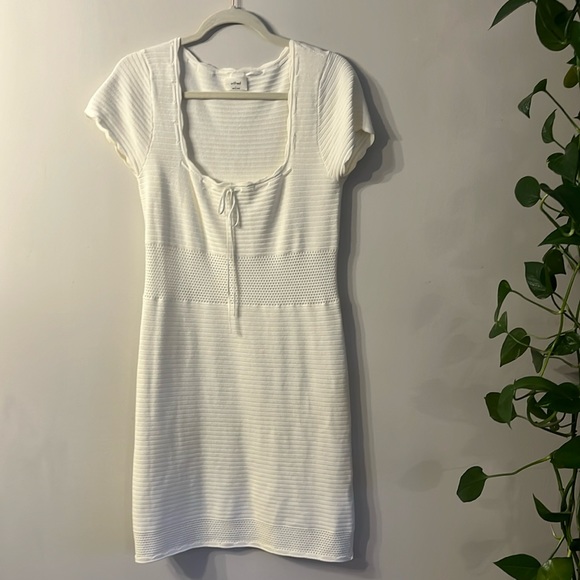 Wilfred Pointelle-Knit dress, size large - Picture 3 of 6